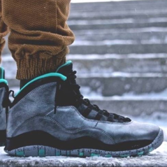 Retro Jordan 10 worn 1x, size 6Y, with box - Picture 2 of 5